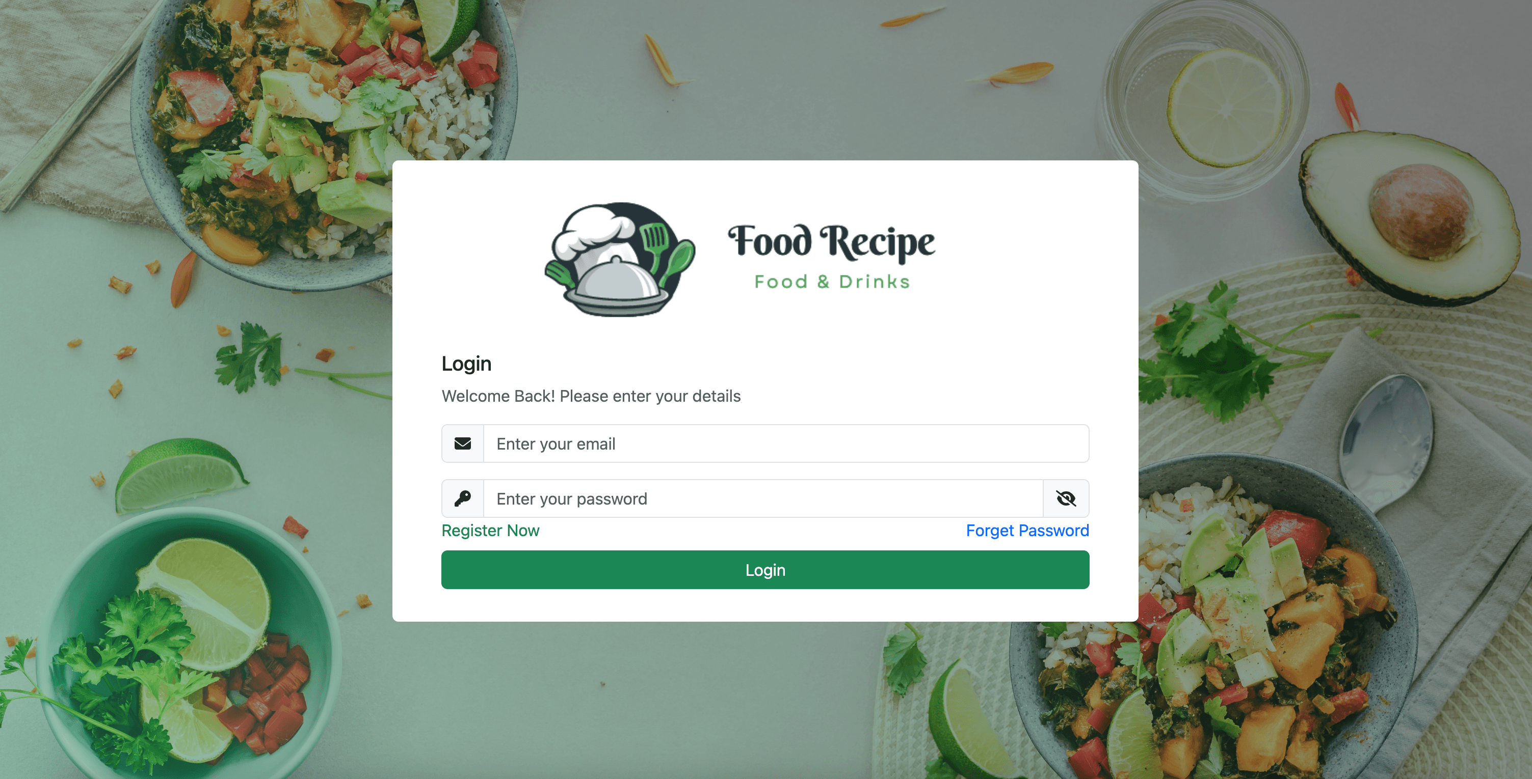 Recipe Management Application